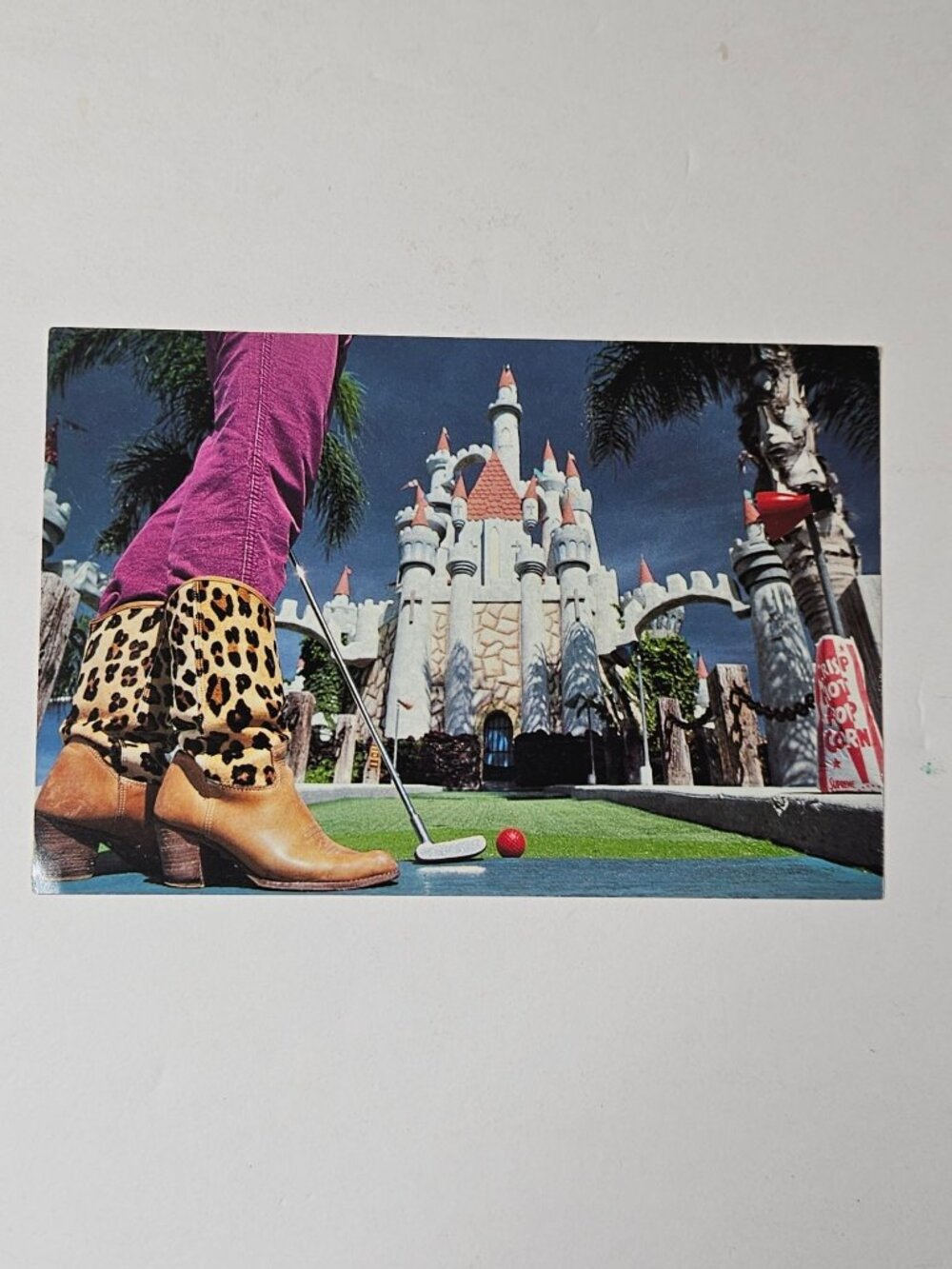 Miniature Fantasy California Postcard